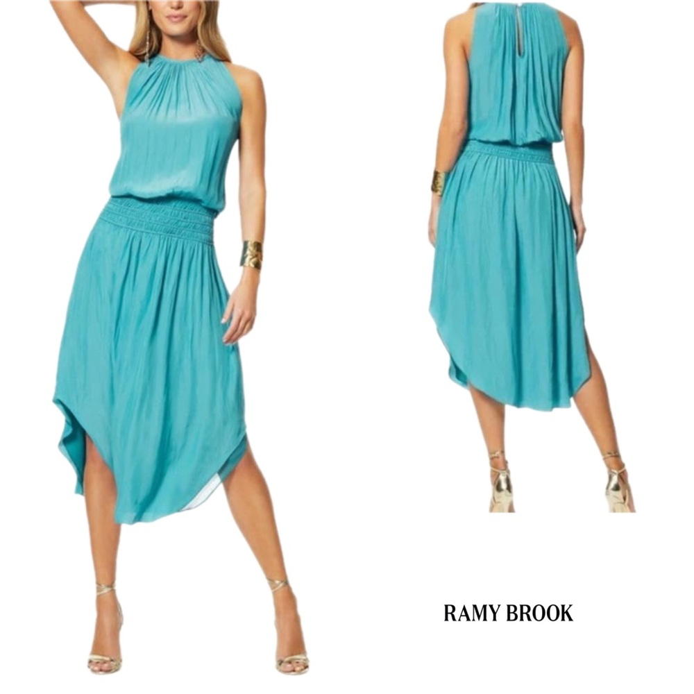 NEW Ramy Brook Audrey Dress in Jade